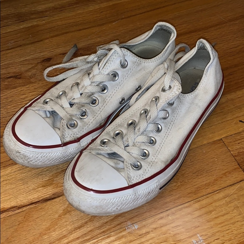 White low top converse
